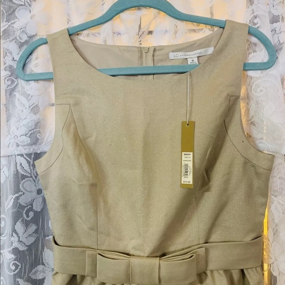 LC Lauren Conrad Tan Sleeveless Dress - Picture 2 of 8